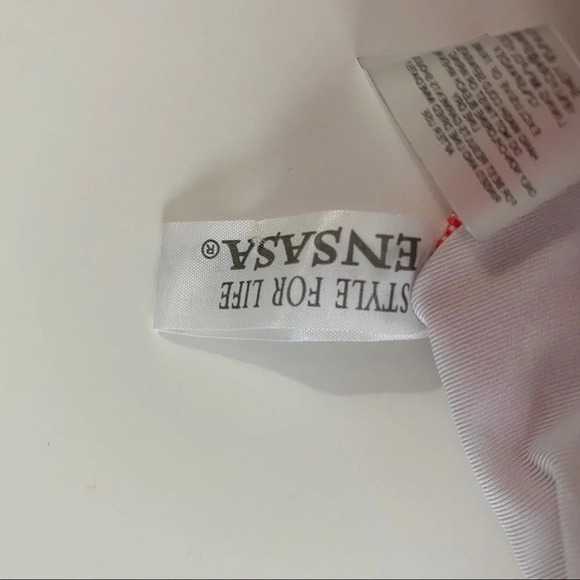 EUC Ensasa one piece hot pink swimsuit swimwear M - Picture 5 of 6